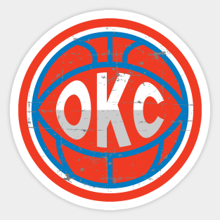 Oklahoma City Basketball 1 Sticker